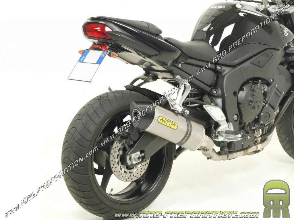 Fz1 Fazer 2006 To 2016 Exhaust Silencer With Arrow Maxi Race Tech Connection On Manifold Origine For Yamaha Fz1 Fazer 2006 To 2016