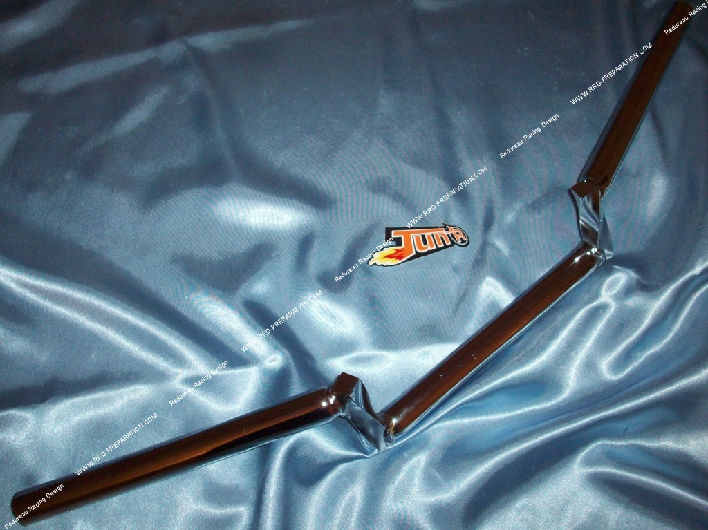 Handlebar Z bars twisted chrome TUN' R for autocycle, mob, Peugeot 103