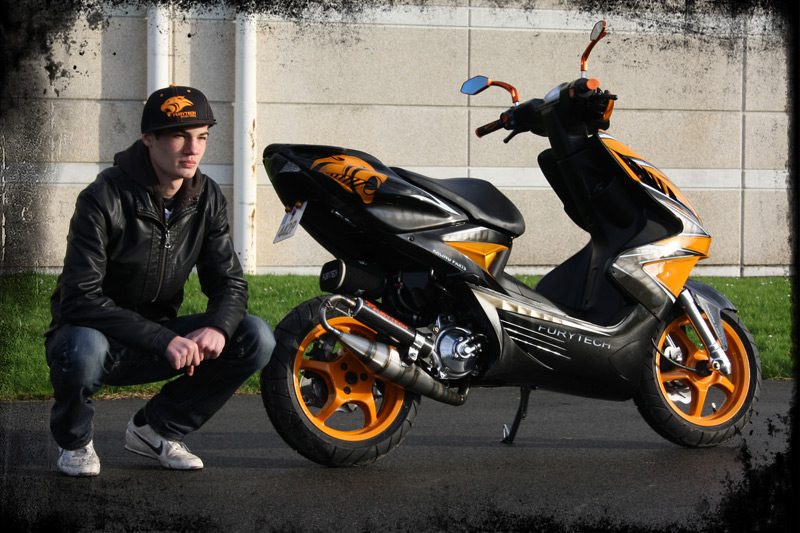 YAMAHA AEROX FULL FURYTECH YAMAHA AEROX FULL FURYTECH arrière