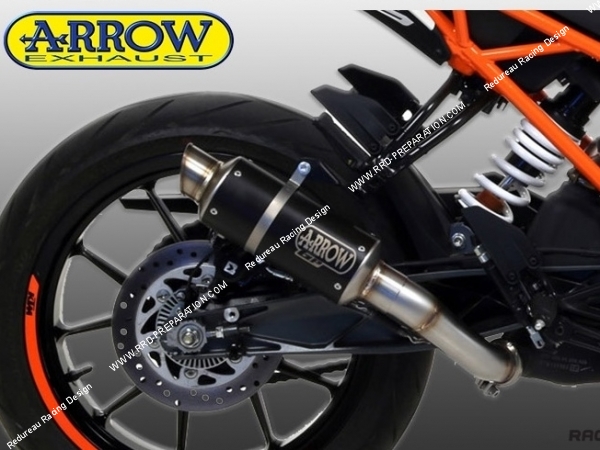 ARROW GP2 exhaust silencer for DUKE 125 and 390 from 2016