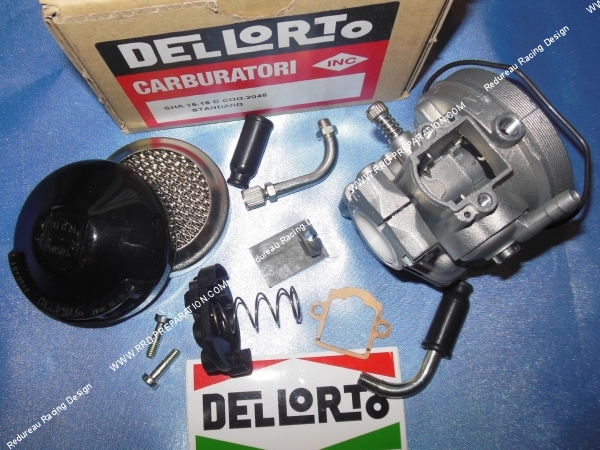 boisseau Carburateur DELLORTO SHA 15.15 C starter à cable sans graissage séparé