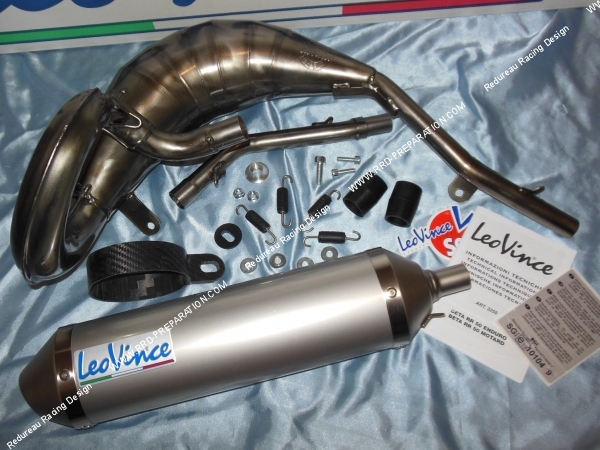 Exhaust LEOVINCE X-FIGHT top right pass for BETA RR Supermoto