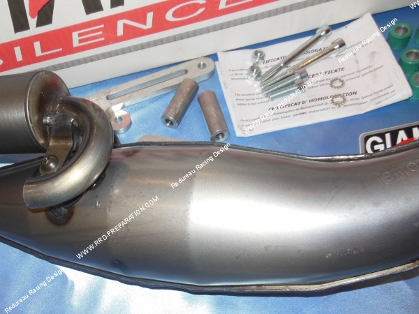 corps échappement GIANNELLI EXTRA V2 pour scooter PIAGGIO  GILERA (Stalker, nrg mc2...)