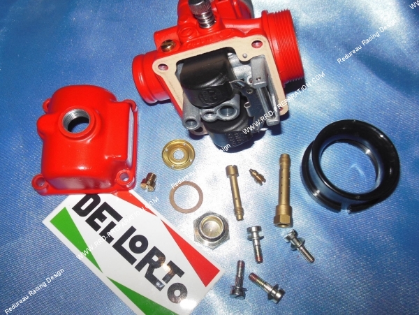cuve gicleurs réglages Carburateur DELLORTO PHBG 19 DS RACING RED EDITION souple, avec graissage séparé