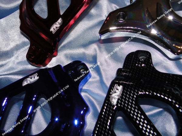 cache pignon chaine minarelli am6 rouge, bleu, carbone et chromé cache pignon moteur moto 50cc minarelli am6 tnt tuning