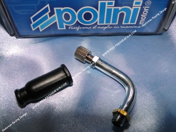 tube arrivée câble d'accélerateur coudé 90° carburateur polini pwk cp