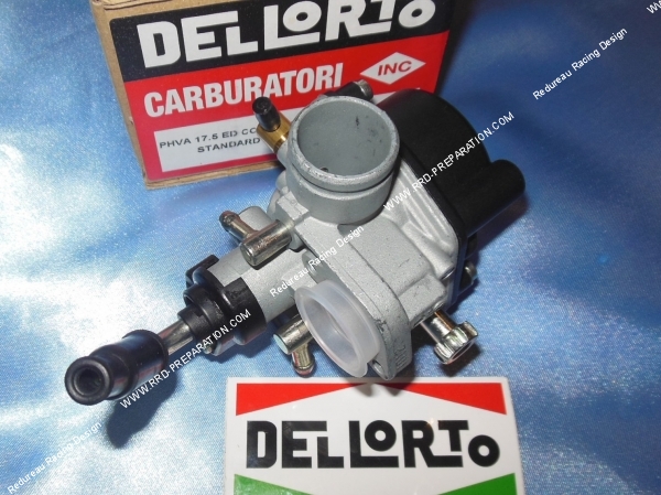 fixation manchon Carburateur DELLORTO PHVA 17,5 ED souple, avec graissage séparé, sans starter