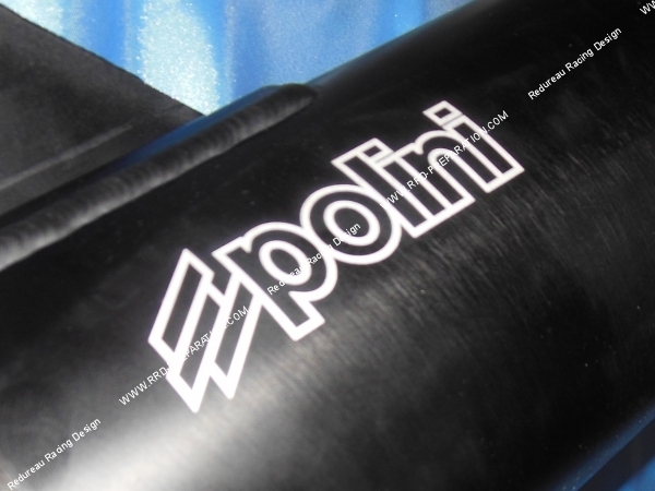 gravure Pot d'échappement POLINI Racing pour maxi scooter VESPA 125 GTS, 250 GTS, ...