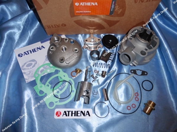 Kit cylindre piston culasse ATHENA 50cc a valve pour MINARELLI AM6