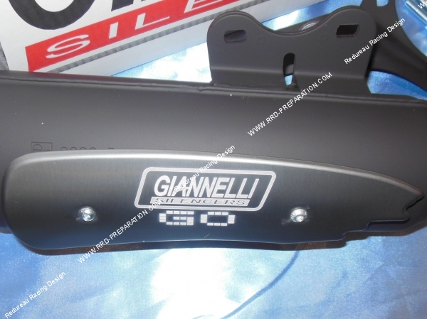 logo Pot d' échappement GIANNELLI GO type origine pour scooter APRILIA SR 50 (moteur Piaggio)