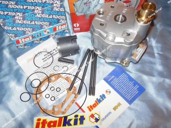 montage Kit 70cc haut moteur Ø47,6mm ITALKIT Compétition Racing aluminium DERBI euro 3