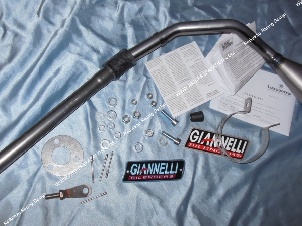 accessoires Pot d'échappement GIANNELLI pour DERBI GPR 125cc RACING & NUDE 2 temps 2004 à 2005