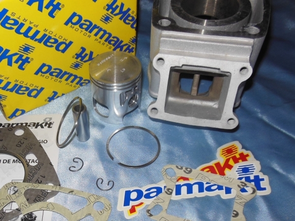 admission Kit 70cc Ø45mm PARMAKIT aluminium pour moto HONDA MBX 80, MTX R 80 et NSR 80 R refroidissement liquide