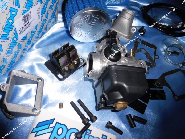 Kit carburateur + pipe + accessoires MALOSSI Ø19mm pour QUAD KYMCO MXER,  MXU, MAXXER 50cc