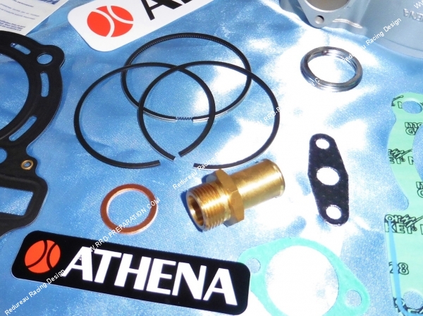 Photo des segments du piston du kit athena pour buggy et mxu