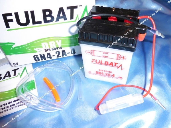 Photo de la batterie FULBAT dry din 00414 6n4-2a-a 6 volt 4 ampere heure