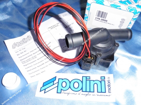 Pompe à eau électrique POLINI 12V universelle (mécaboite, scooter, mob)