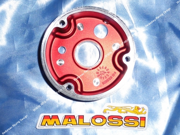 Photo du couvercle de culasse rouge anodisé du kit MALOSSI MHR TEAM TESTA ROSSA