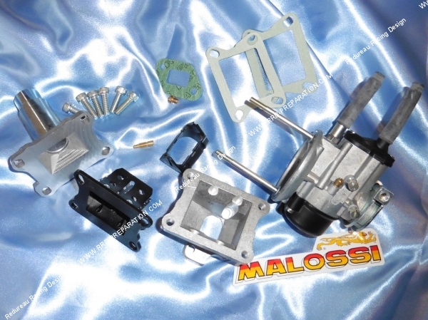 Photo du kit carburateur MALOSSI pour scooter piaggio ape