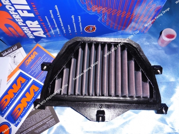 racing yamaha yzf 600 r6 dna racing air filter from 2006 to 2007 www rrd preparation com