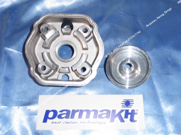 Photo de la culasse à plot du kit PARMAKIT pour moteur euro 1 et 2 en aluminium 