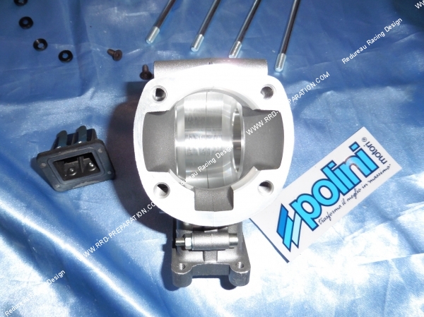 Photo des carters moteur sans support moteur nu POLINI Peugeot 103 sp, mv, mvl, lm.