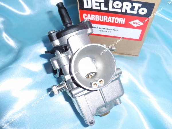 Photo du carburateur de 28mm DELLORTO VHST 26 BS souple, starter a levier pour moto, moteur, quad