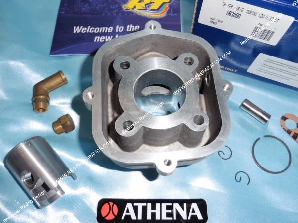 Photo du kit 50cc Ø39mm ATHENA aluminium axe de 12mm pour FRANCO MORINI G30, 303, 304, MALAGUTI FIFTY, RST