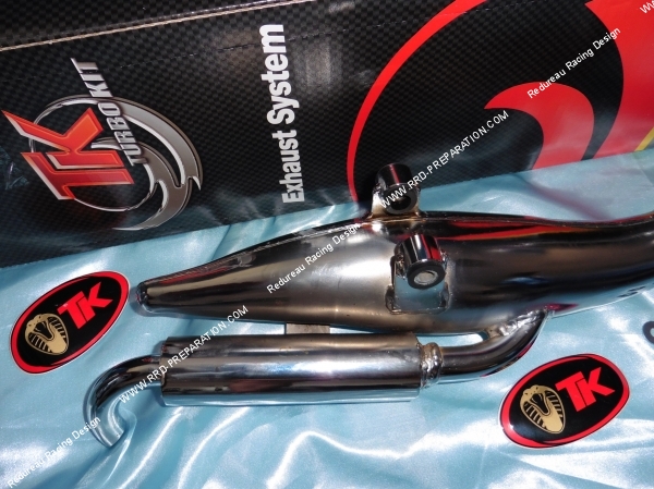 Photo du pot d'échappement TK TURBOKIT  CHROME 50 MBK 51, AV10, motobecane, AV7, AV88, 40