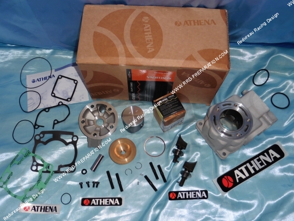 Photo du pack complet cylindre piston valve ATHENA pour moto cross KAWASAKI KX 125 2T de 2003 a 2007