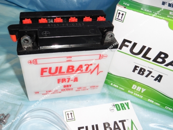 Phot de la batterie FULBAT YB7-A 12V 8Ah  pour moto, mécaboite, scooters