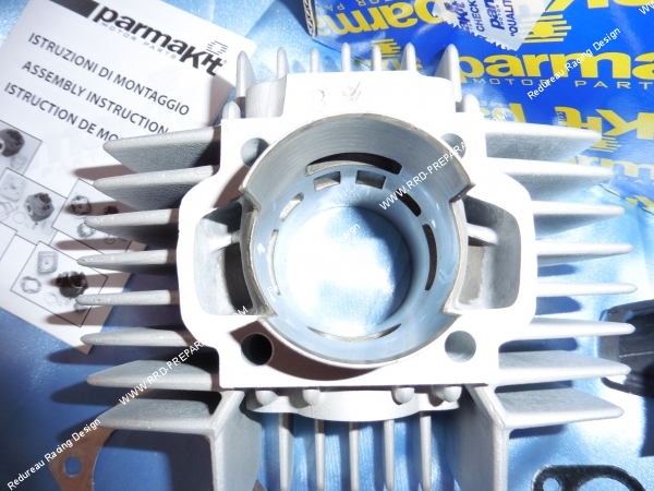Photo du kit cylindre piston 65cc Ø45mm PARMAKIT en aluminium pour PUCH Supermaxi 50