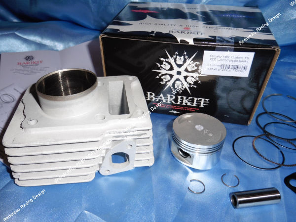 Photo du kit BARIKIT Ø57,4mm, cylindre / piston pour moto YAMAHA YBR, XT R, XT X, RIEJU MRT, TANGO, RS2, DERBI SENDA 125cc