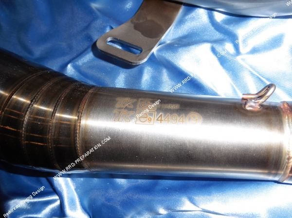 Photo du silencieux de pot d'échappement homologation gravé laser TURBOKIT TK GP H3 pour HONDA CBR R 125cc 4T avant 2011