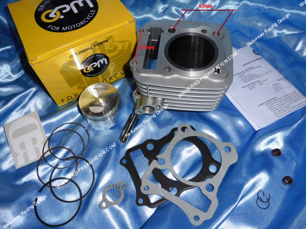 Photo des kit 150cc RRD Ø62,1mm, cylindre / piston pour moto MASH, SUZUKI GZ, GN, GS, DR, quad LTZ, BULLIT