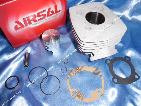 Photo du cylindre piston, segment, joint du kit 50cc aluminium air AIRSAL T3 (type origine) pour Peugeot Fox