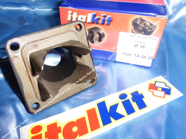 Photo de la pipe d'admission ITALKIT souple Ø35mm pour moteur KTM 85cc