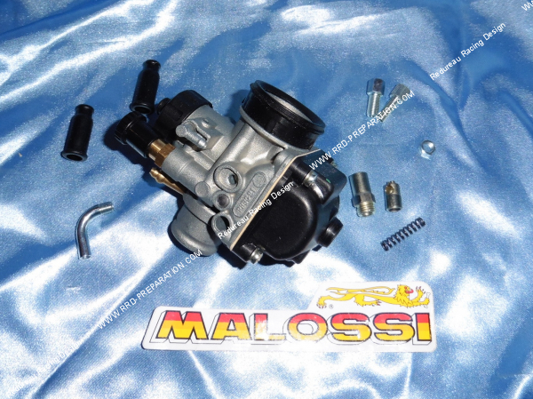 Photo du carburateur MALOSSI PHBG 21 BD, souple, sans graissage séparé, starter câble, dépression