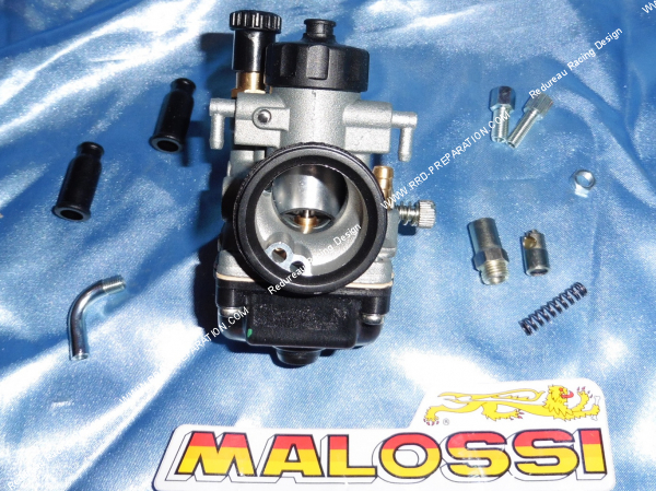Photo du carburateur MALOSSI PHBG 21 BD, souple, sans graissage séparé, starter câble, dépression