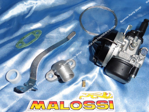Photo du kit carburation MALOSSI pipe + carburateur SHA 15 C pour PUCH Maxi 50