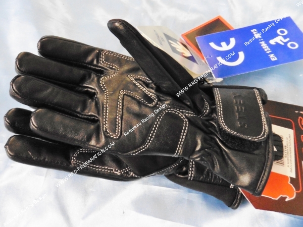 Photo de la paire de gant hiver LADY pour femme homologué pour moto, scooter de couleur noir