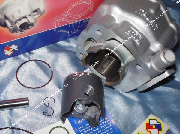 piston Cylindre - piston sans culasse ITALKIT Racing aluminium 80cc Ø47,6mm spécial course 43mm DERBI euro 1 & 2 spécial GPR