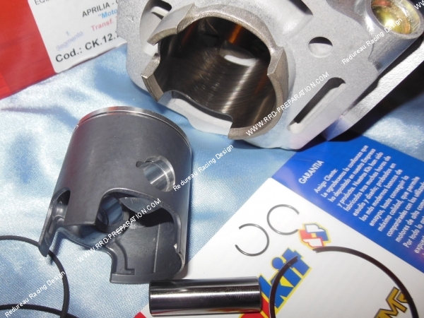 piston Kit cylindre  piston sans culasse 70cc Ø47.6mm ITALKIT Racing mono-segment aluminium DERBI euro 3