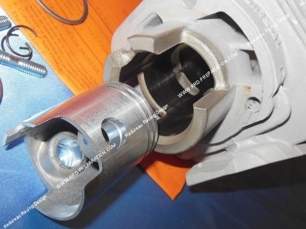 piston entrant Cylindre - piston sans culasse 50cc Ø39mm AIRSAL aluminium pour scooter HONDA (Bali, Sfx, X8r...)