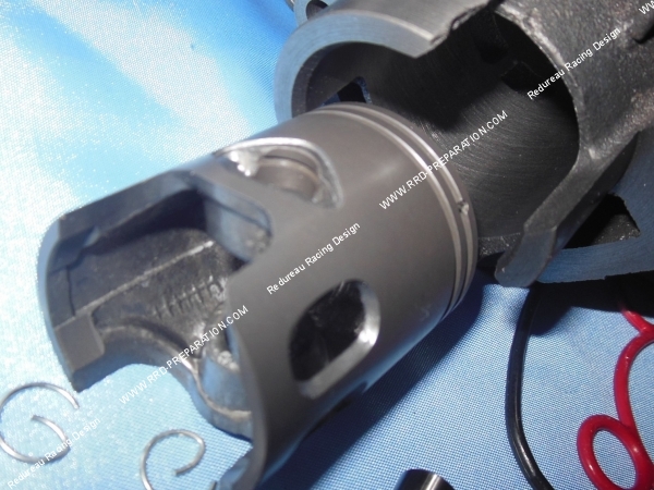 piston entrant Cylindre - piston sans culasse 50cc Ø40mm TNT ORIGINAL fonte (axe de 10mm) minarelli horizontal liquide (nitro, aerox,...)