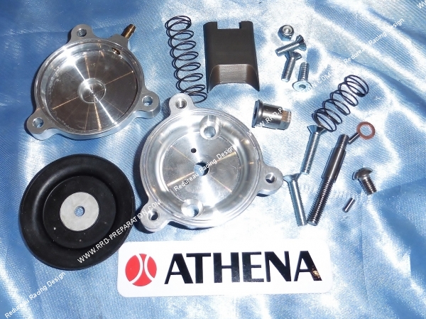 valve d'échappement complet ATHENA pour kit 50cc ATHENA monté sur minarelli AM6