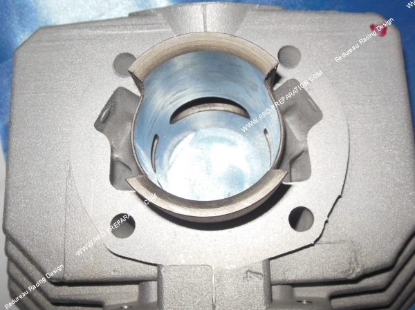 transferts Cylindre - piston avec culasse 65cc Ø45mm AIRSAL aluminium pour moto DERBI FENIX, FDS, FDT, SAVANA... 50cc