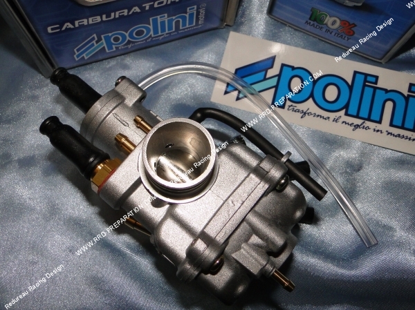 vue entrée carburateur polini cp 17,5mm souple