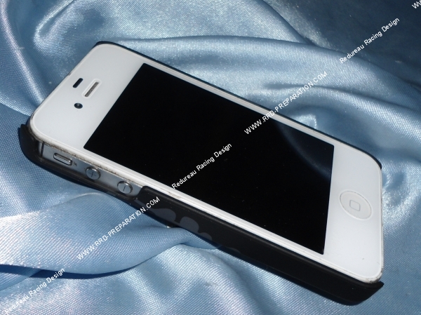 vue Coque Iphone 4  4s MALOSSI blanc ou noir au choix
