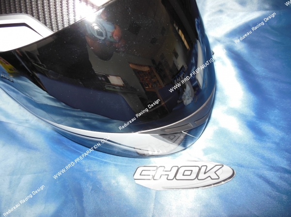 vue casque Visière  écran de casque CHOK FIGHTER 2014 Transparent ou iridium